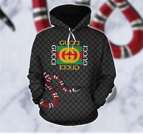 gucci snake hoodie black.